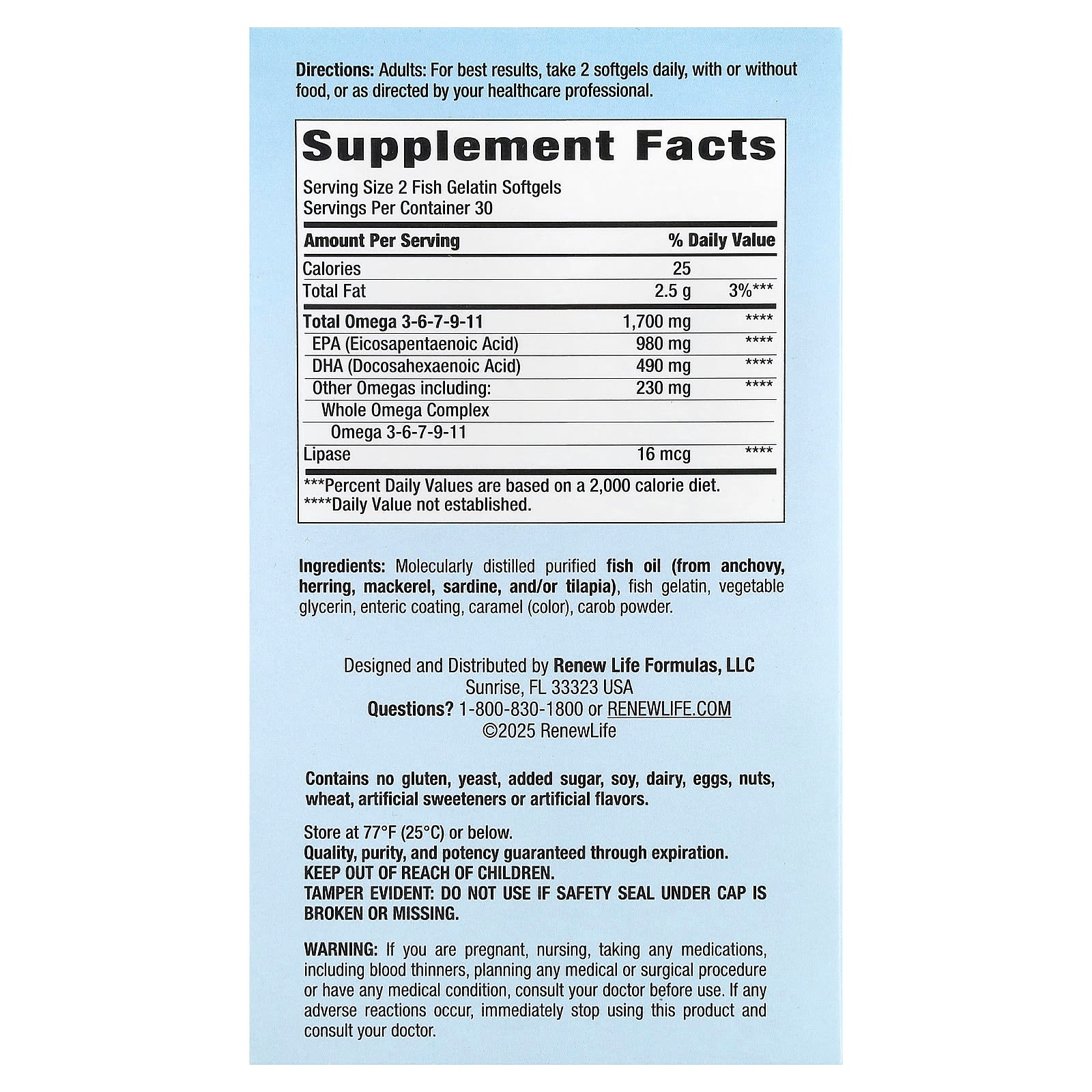 Renew Life, Norwegian Gold®, Critical Omega™ Ultimate Fish Oils, 60 Fish Gelatin Softgels - 631257155795 | Hilife Vitamins