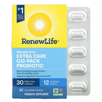 Renew Life, Uf Extra Care Go Pack 30 Billion, 30 Vegetarian Capsules - 631257156730 | Hilife Vitamins