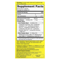 Renew Life, Daily Balance PRE/PRO BIOTIC, 60 Capsules - [product_sku] | HiLife Vitamins