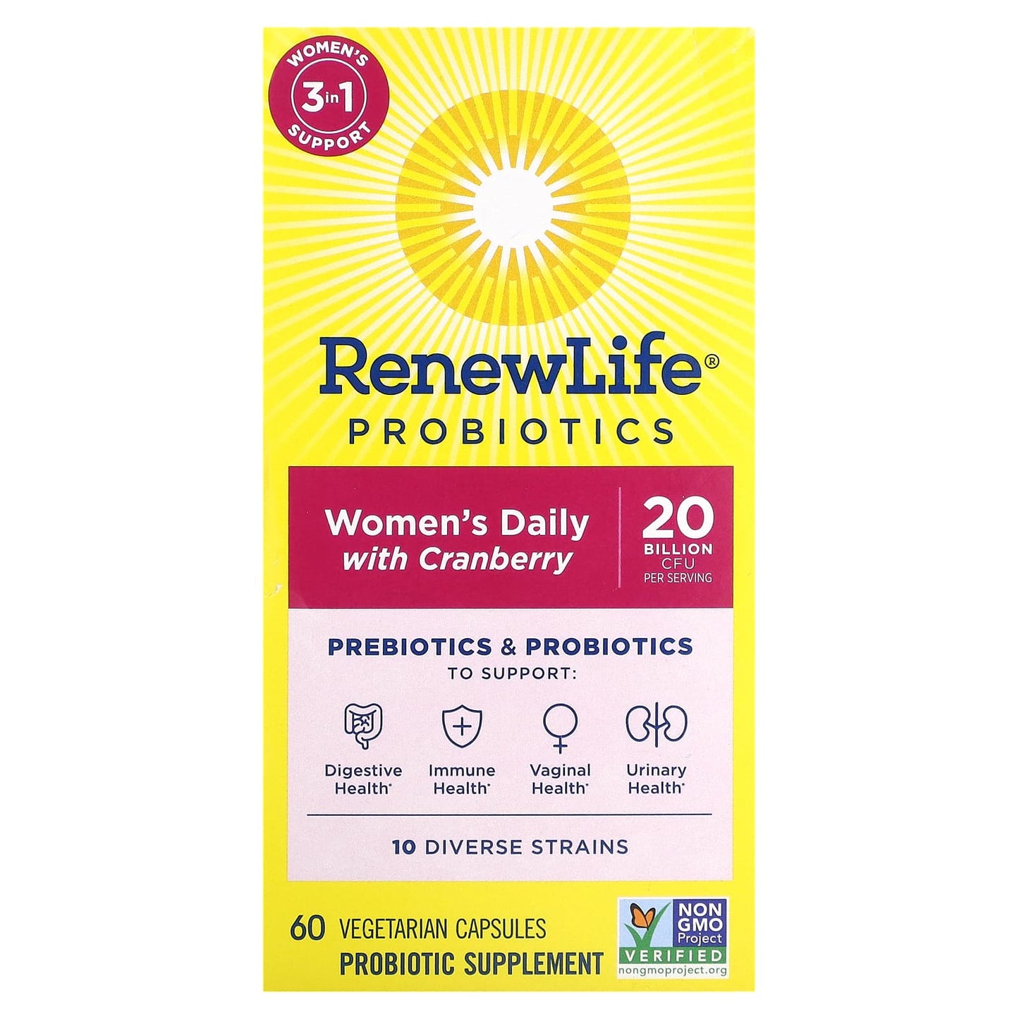 Renew Life, Women's Daily, 60 Capsules UPC 631257159847 | HiLife Vitamins