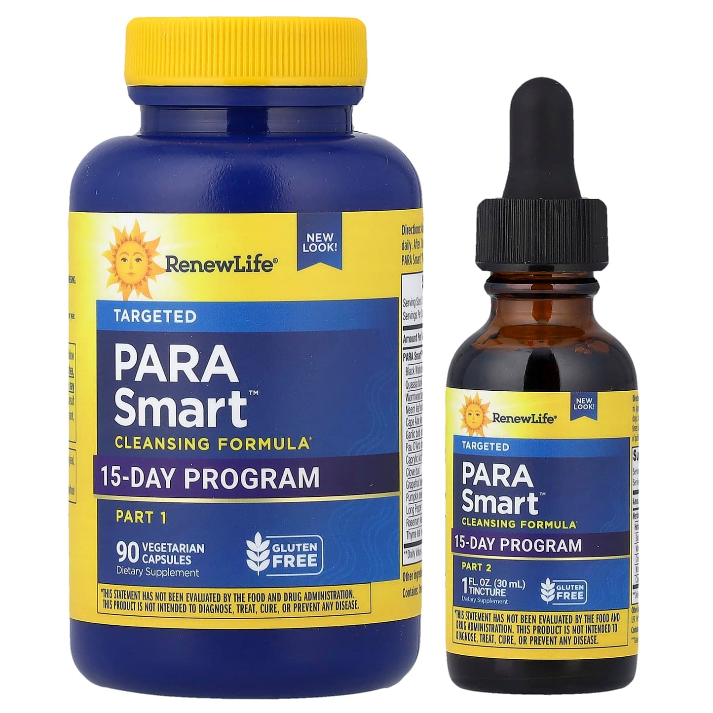 Renew Life, ParaSmart™ Cleansing Formula, 15-Day Program, 90 Vegetarian Capsules UPC 631257320902 | HiLife Vitamins