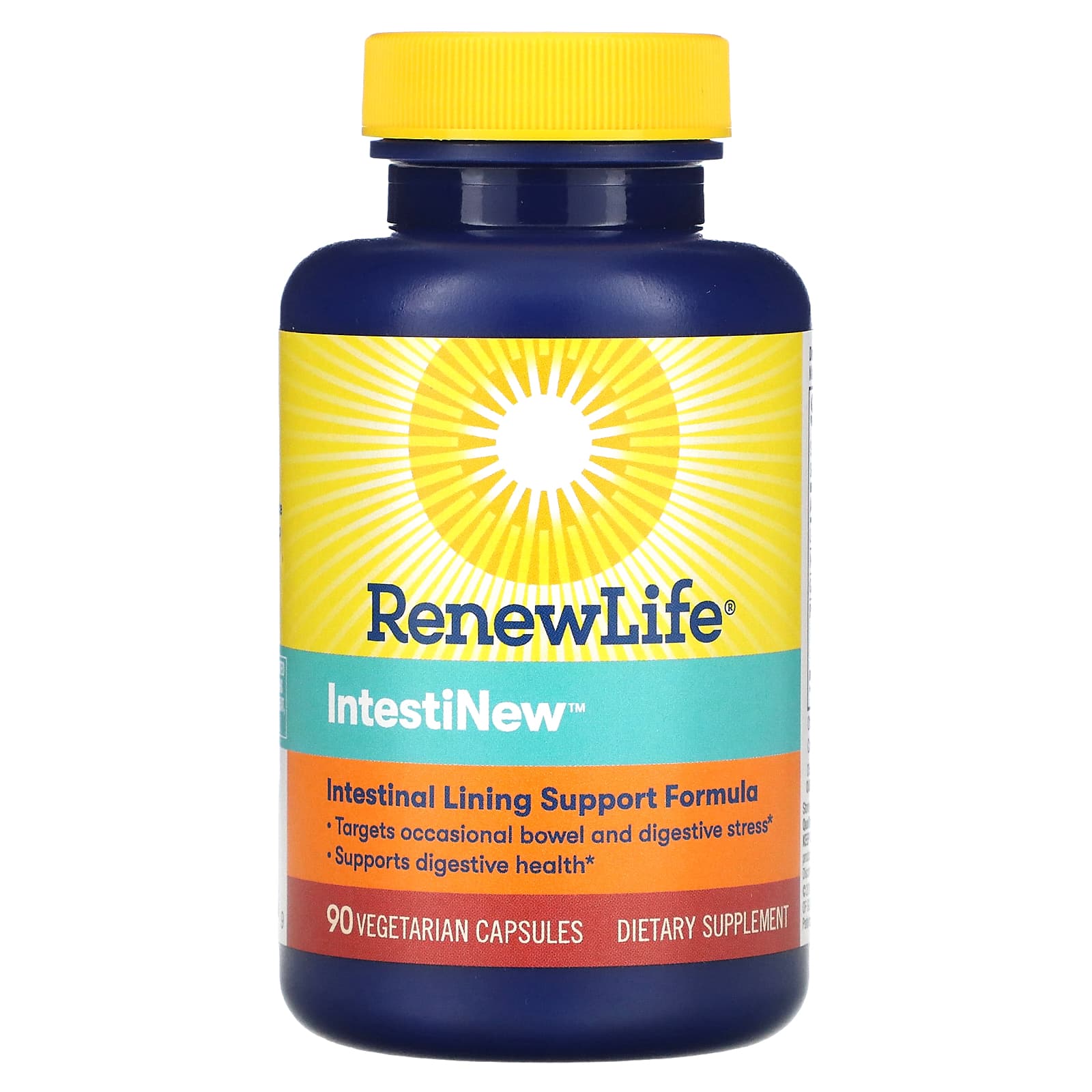 Renew Life, Intestinew, 90 Vegetarian Capsules UPC 631257347299 | HiLife Vitamins