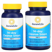 Renew Life, Cleansesmart 2-Part Kit, 60 Vegetable Capsules