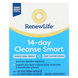 Renew Life, Cleansesmart 2-Part Kit, 60 Vegetable Capsules - 631257534507 | Hilife Vitamins