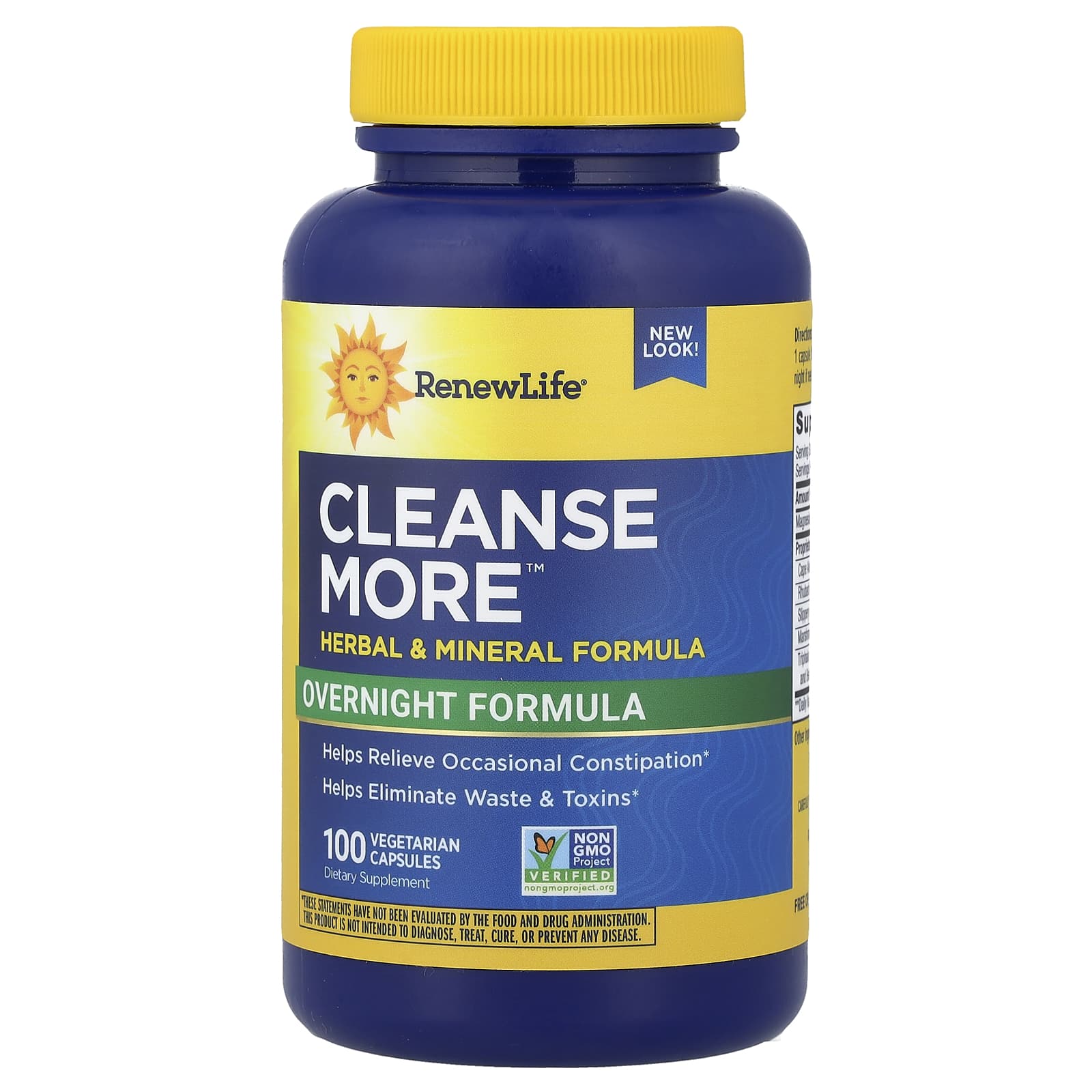 Renew Life, Cleanse More™, 100 Vegetarian Capsules UPC 631257534699 | HiLife Vitamins