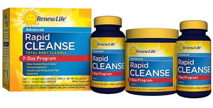 Renew Life, TOTAL BODY RAPID CLEANSE 7 DAY, 3 Kit - 631257560247 | Hilife Vitamins