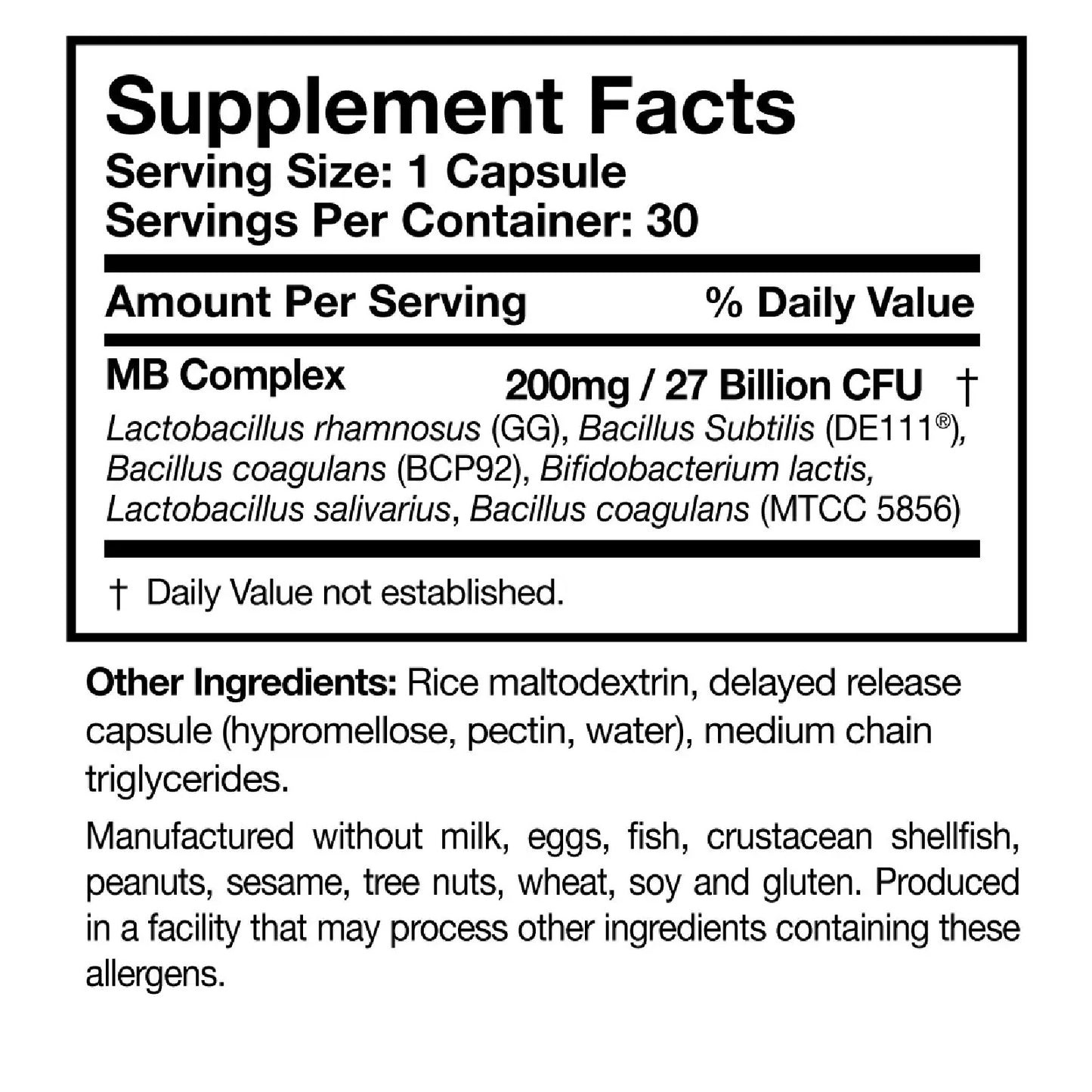 Researched Nutritionals, Multi-Biome™, 30 Capsules UPC 893295002657 | HiLife Vitamins