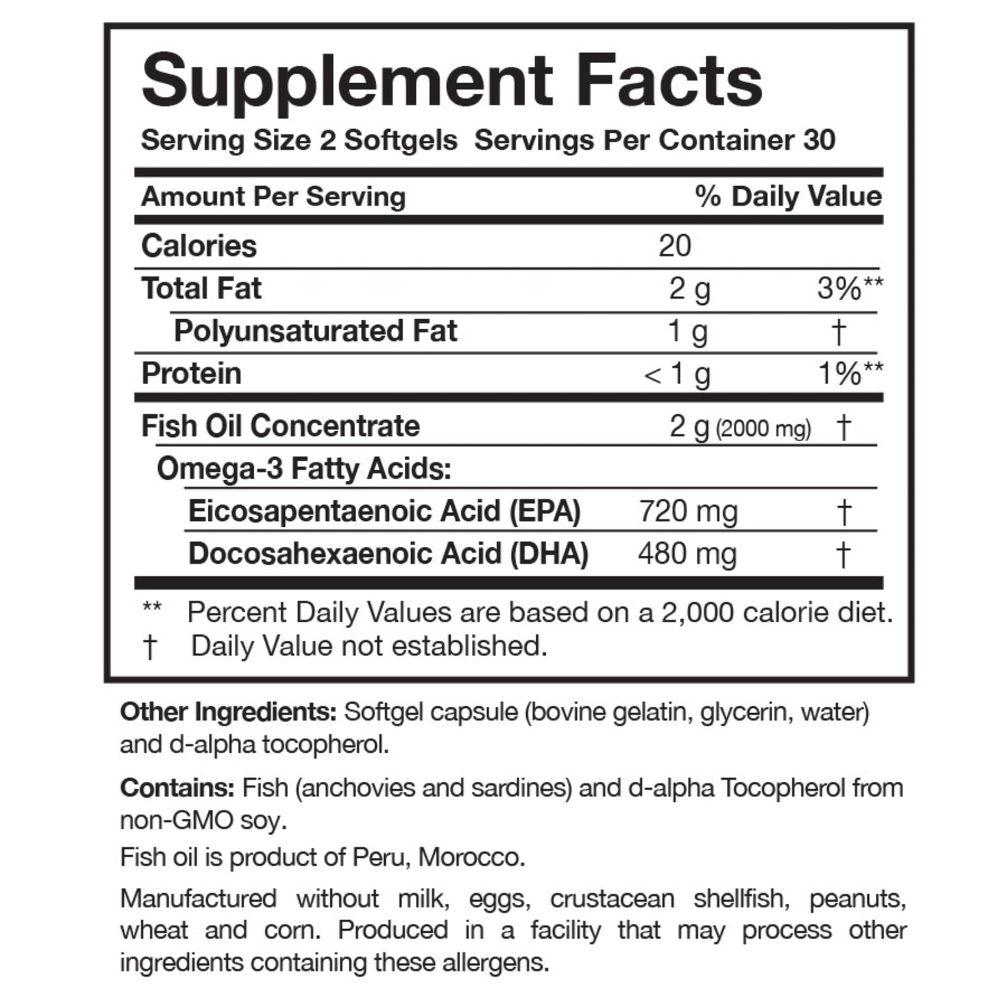 Researched Nutritionals, Omega-3 Plus™, 60 Softgels UPC 893295002268 | HiLife Vitamins