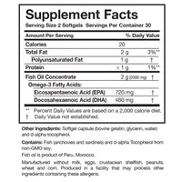 Researched Nutritionals, Omega-3 Plus™, 60 Softgels UPC 893295002268 | HiLife Vitamins