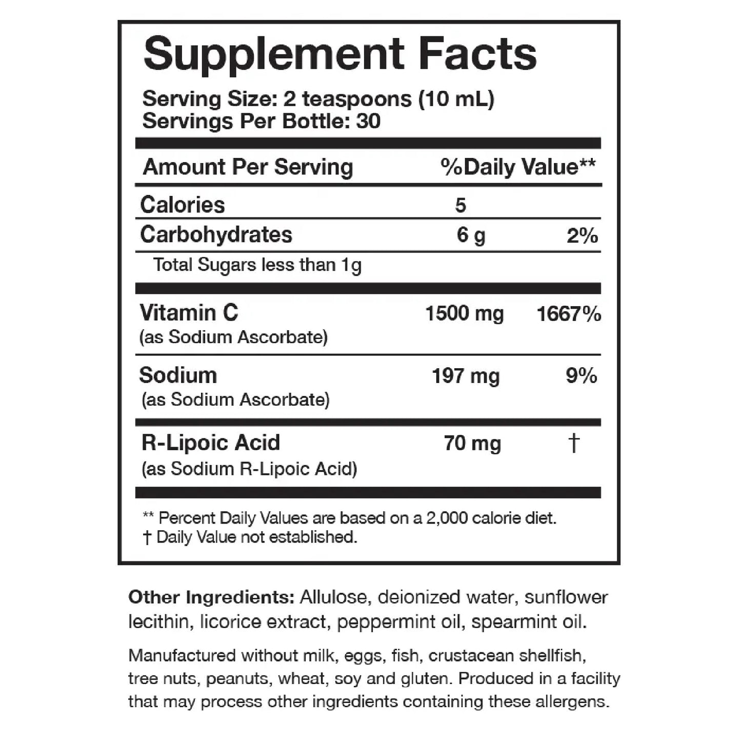 Researched Nutritionals, C-RLA™ Original, 300 ml UPC 893295002350 | HiLife Vitamins