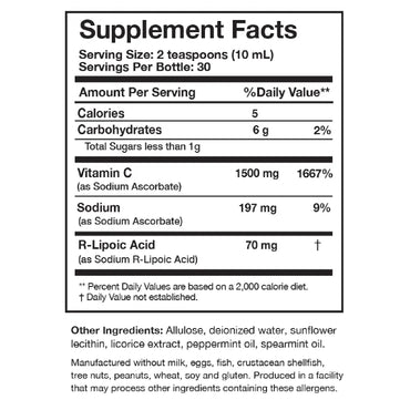 Researched Nutritionals, C-RLA™ Original, 300 ml UPC 893295002350 | HiLife Vitamins