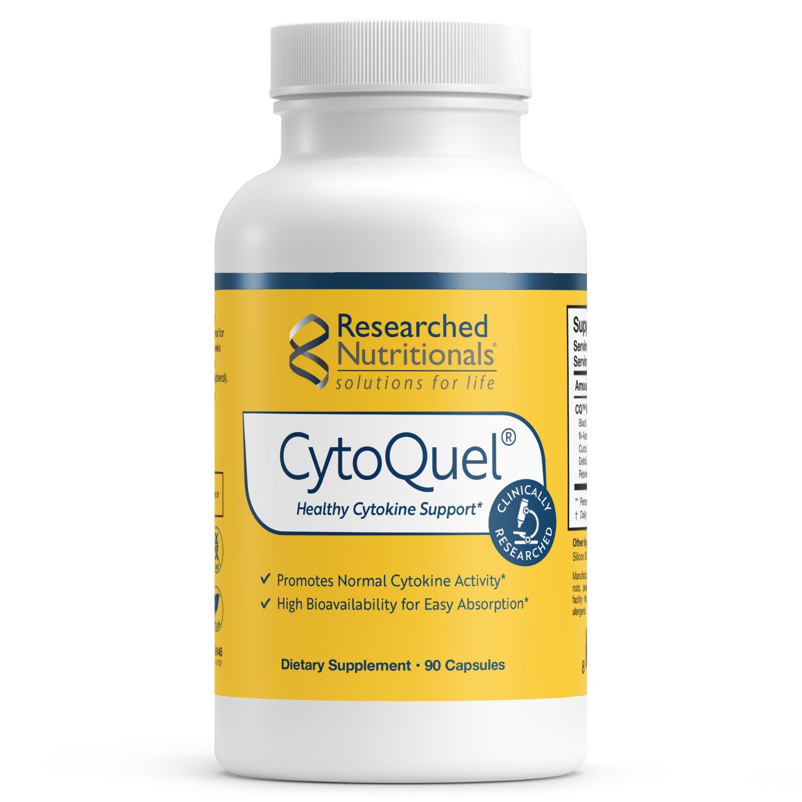 Researched Nutritionals, CytoQuel®, 90 Capsules UPC 893295002398 | HiLife Vitamins