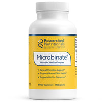 Researched Nutritionals, Microbinate®, 120 Capsules UPC 893295002404 | HiLife Vitamins