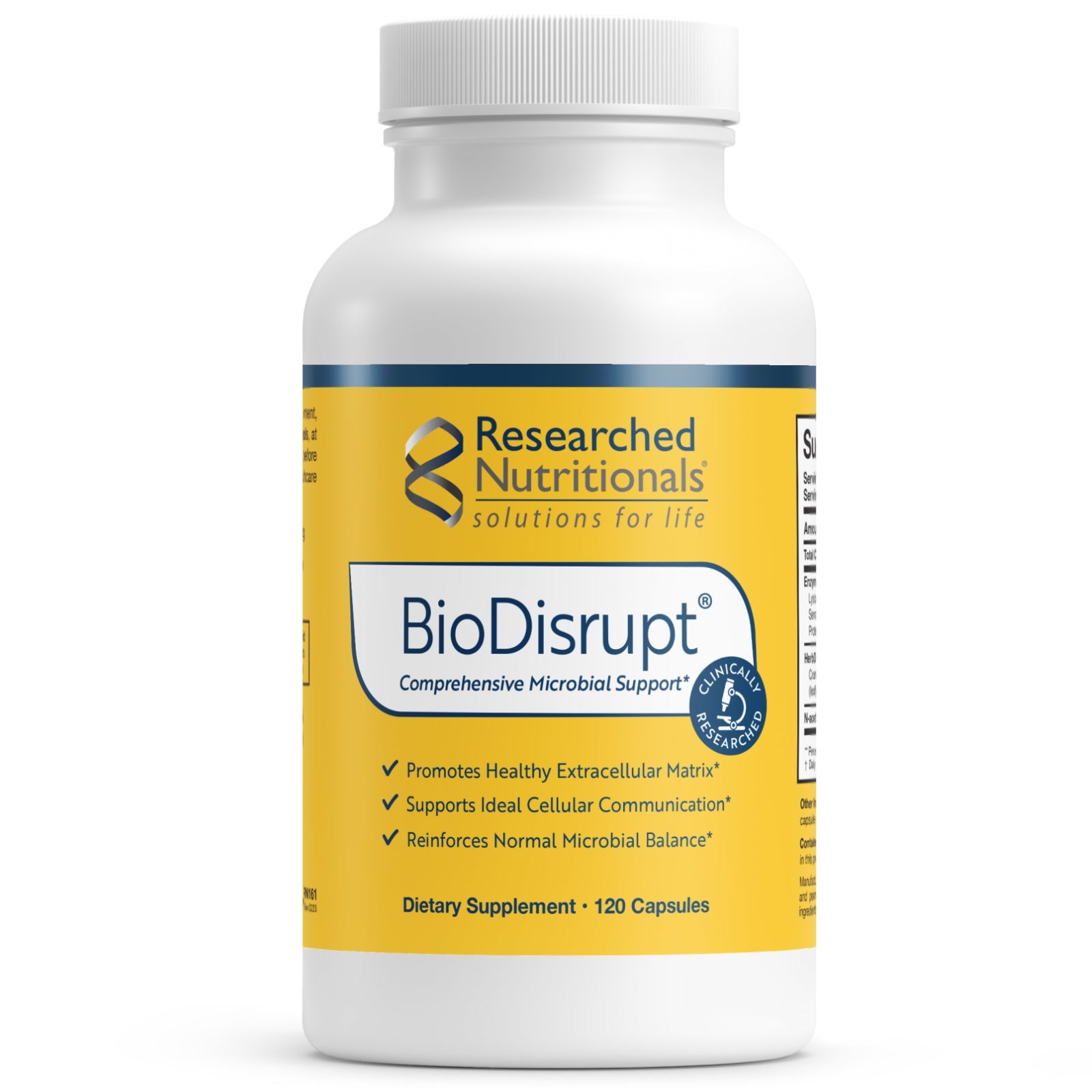 Researched Nutritionals, BioDisrupt™, 120 Capsules UPC 893295002541 | HiLife Vitamins