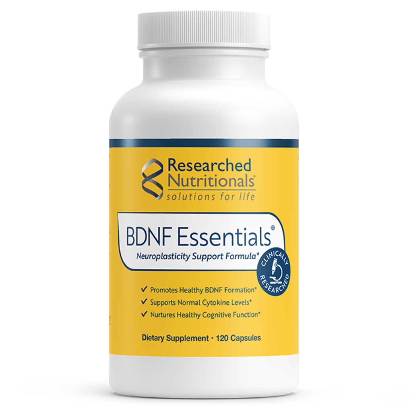 Researched Nutritionals, BDNF Essentials™, 120 Capsules UPC 893295002558 | HiLife Vitamins