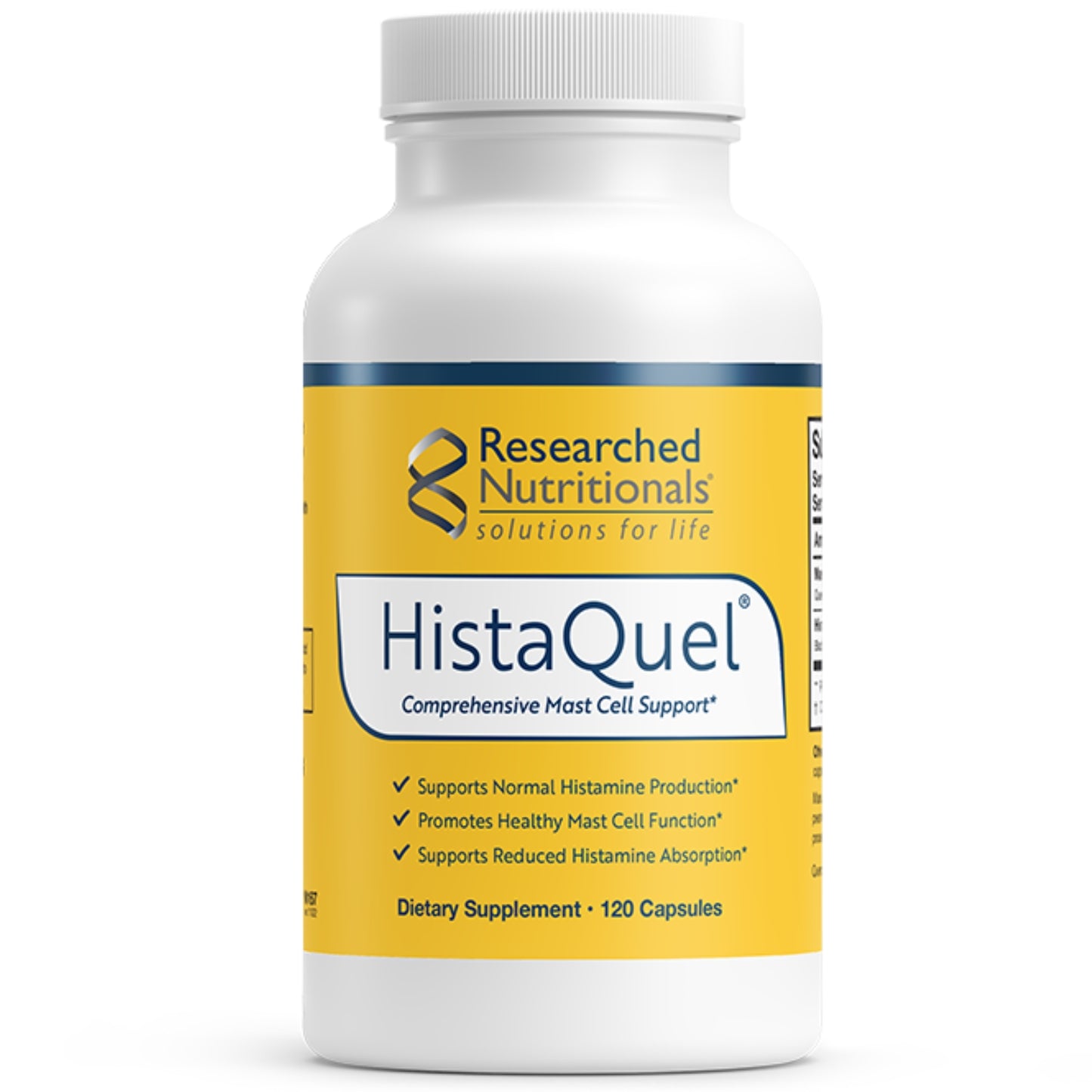 Researched Nutritionals, HistaQuel®, 120 Capsules UPC 893295002596 | HiLife Vitamins