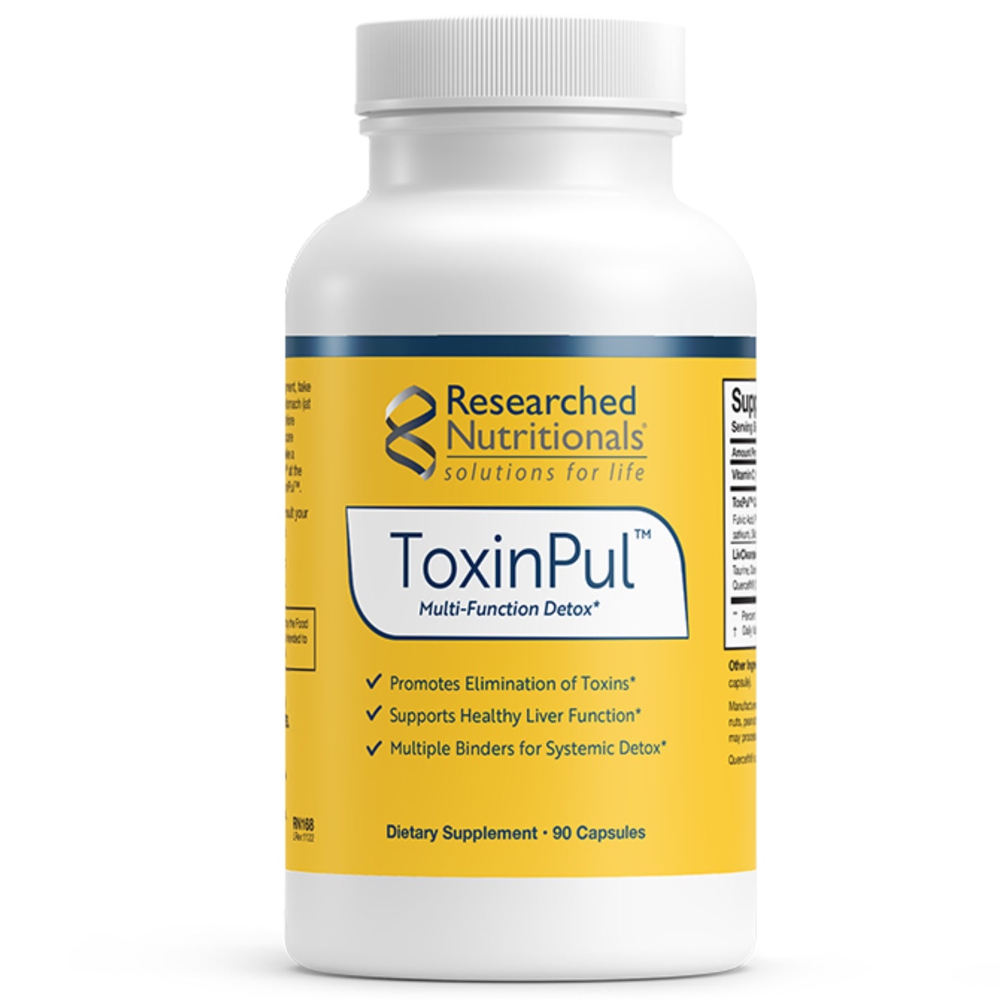 Researched Nutritionals, ToxinPul™, 90 Capsules UPC 893295002602 | HiLife Vitamins