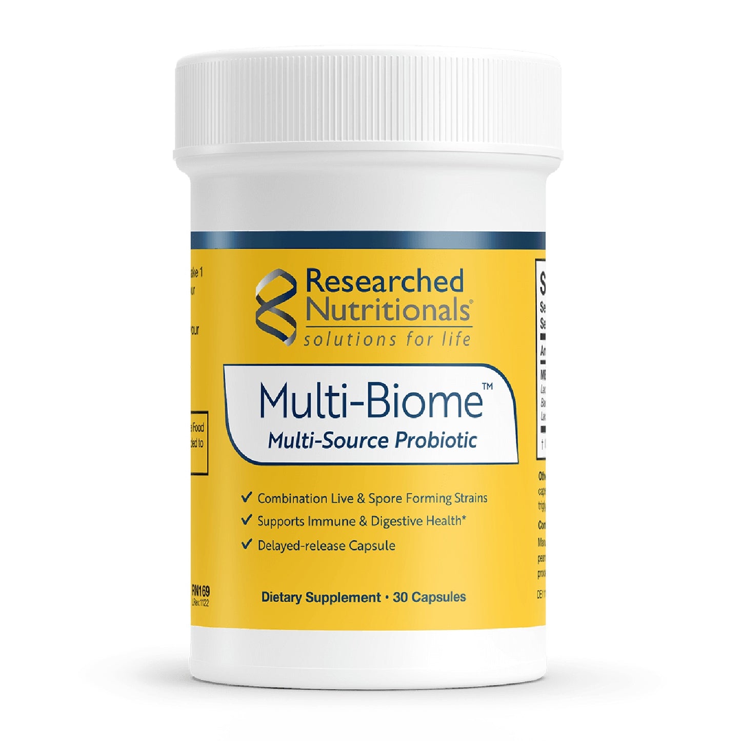 Researched Nutritionals, Multi-Biome™, 30 Capsules UPC 893295002657 | HiLife Vitamins
