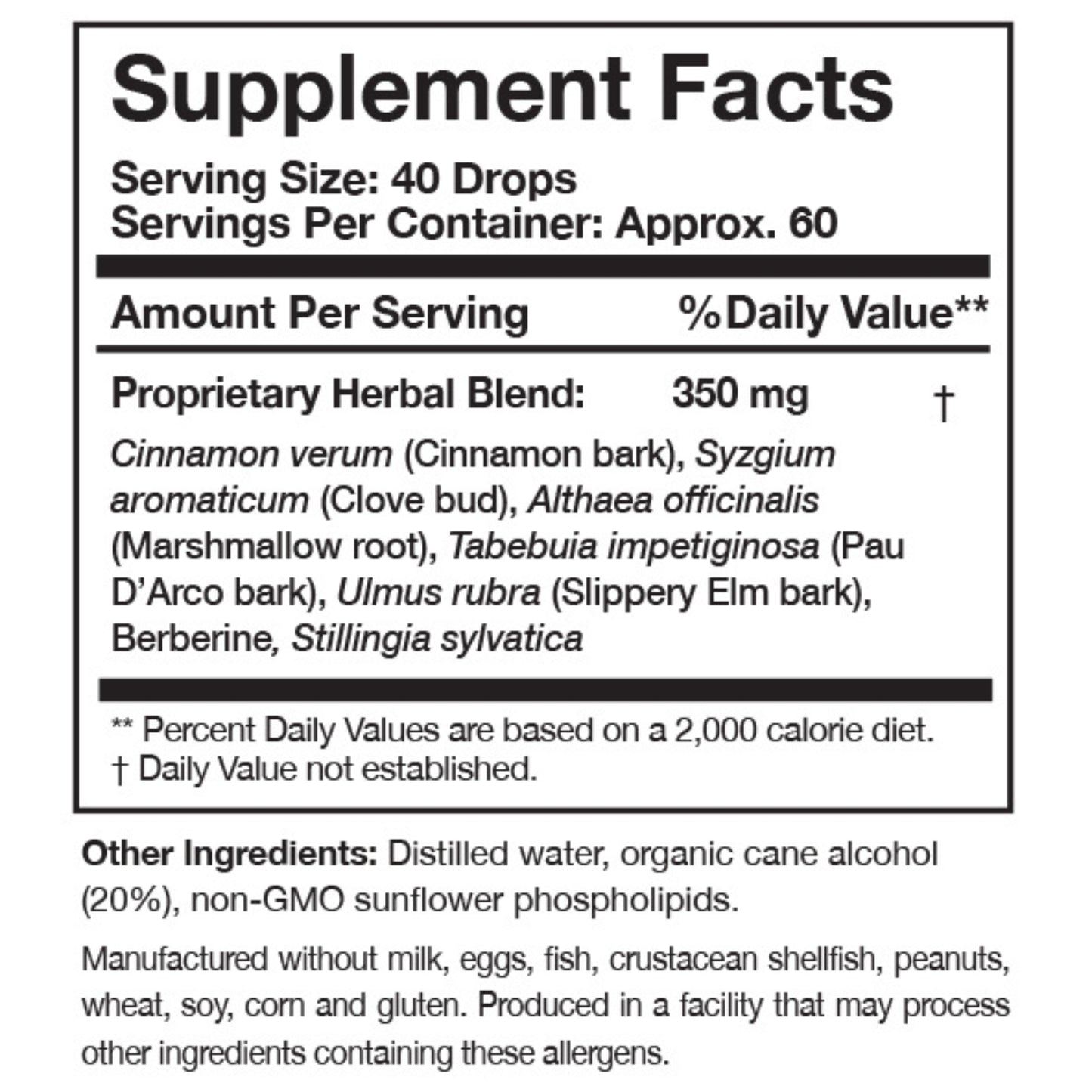 Researched Nutritionals, Elim-A-Cand™, 4.0 Fl. Oz (120mL) UPC 893295002688 | HiLife Vitamins
