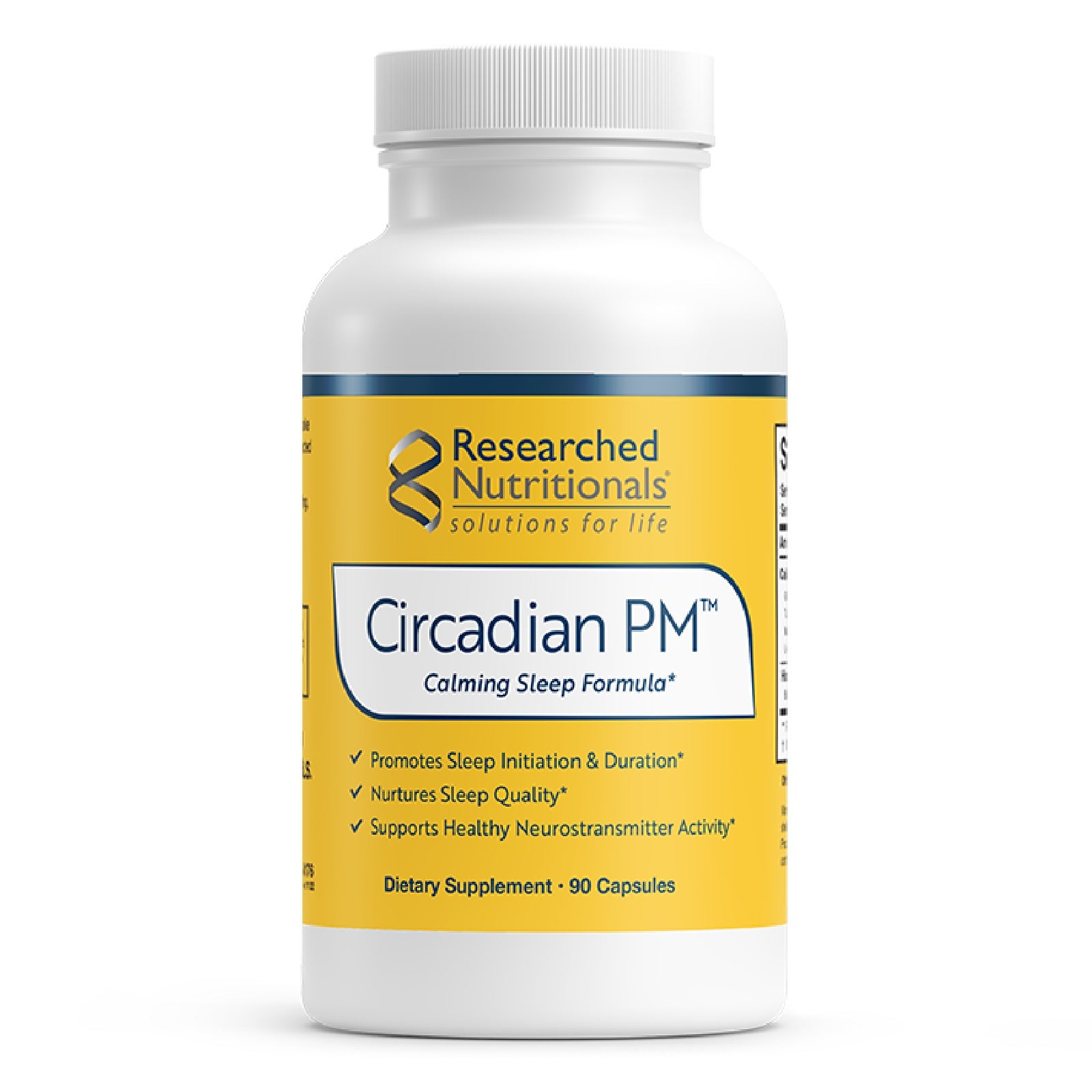 Researched Nutritionals, Circadian PM™, 90 Capsules UPC 893295002725 | HiLife Vitamins