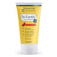 Researched Nutritionals, Tri-Fortify® Liposomal Glutathione, Watermelon Tube, 5 FL Oz (150 mL) UPC 893295002756 | HiLife Vitamins