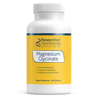 Researched Nutritionals, Magnesium Glycinate, 120 Capsules UPC 893295002763 | HiLife Vitamins