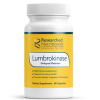 Researched Nutritionals, Lumbrokinase, 60 Capsules UPC 893295002947 | HiLife Vitamins