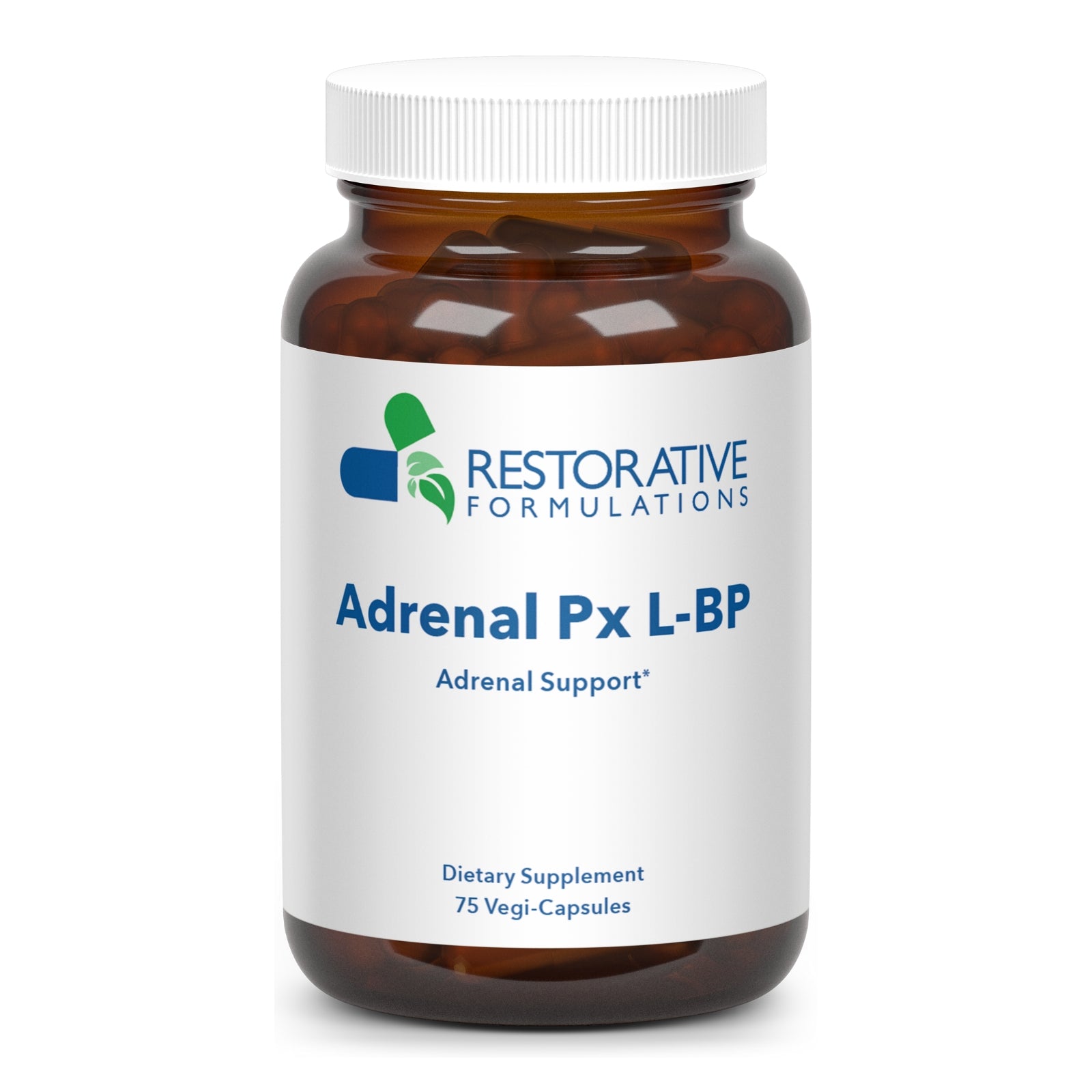 Restorative Formulations, Adrenal Px L-BP, 75 Capsules UPC 850030558008 | HiLife Vitamins