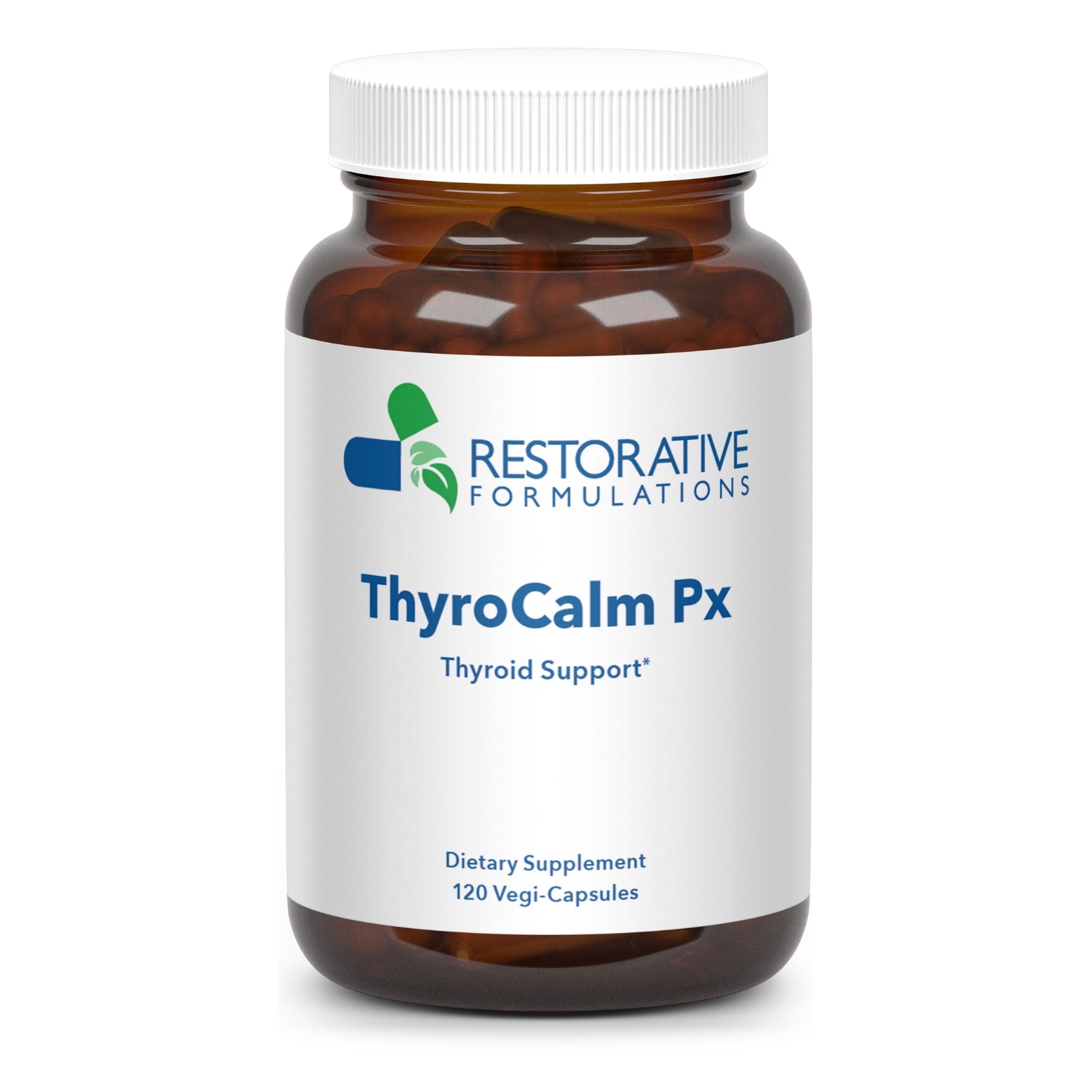 Restorative Formulations, ThyroCalm Px, 120 Vegi Capsules UPC 850030558046 | Hilife Vitamins
