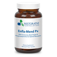 Restorative Formulations, Enfla-Mend Px, 120 Liquid Vegi Capsules UPC 850030558091 | Hilife Vitamins
