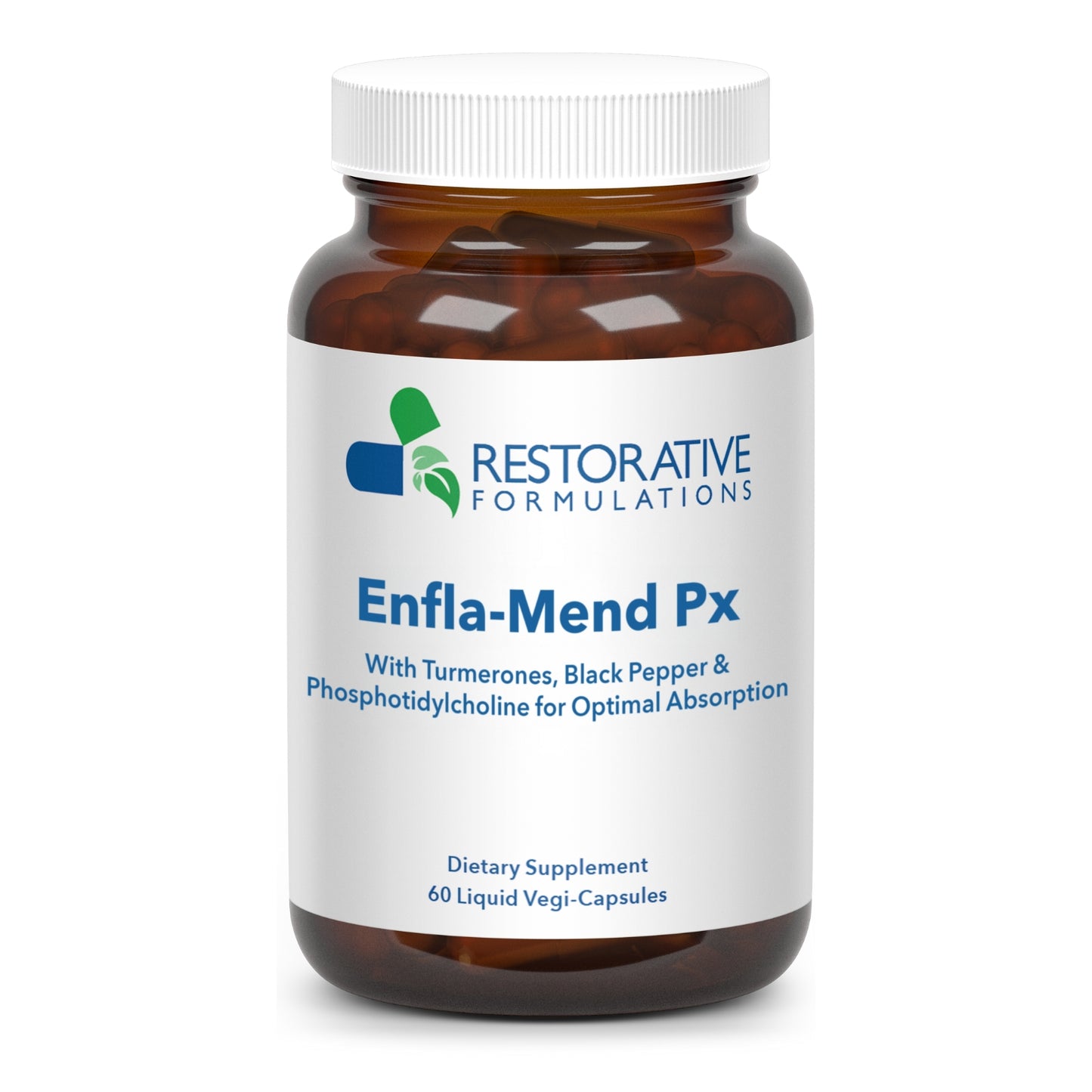 Restorative Formulations, Enfla-Mend Px, 60 Capsules UPC 850030558107 | HiLife Vitamins