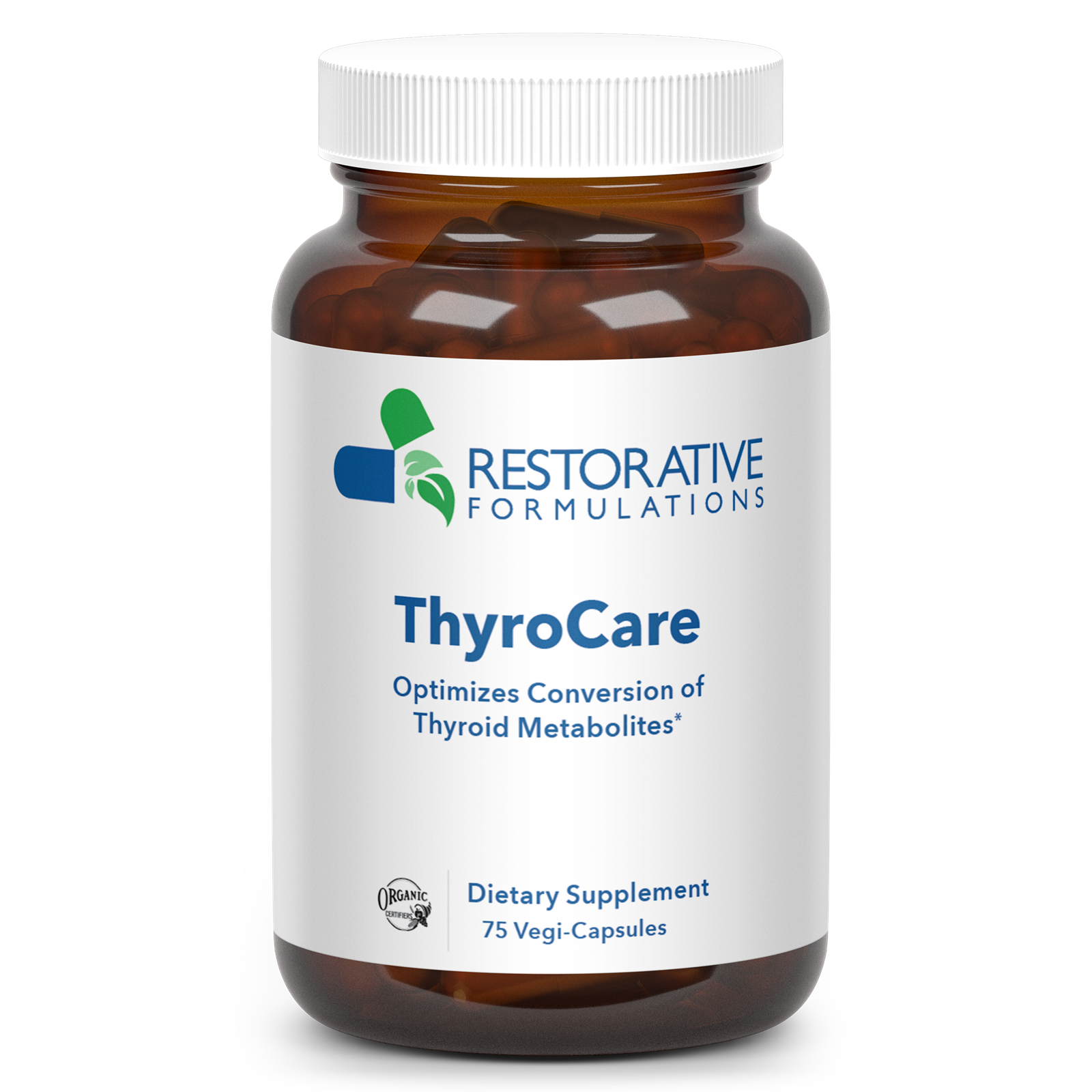 Restorative Formulations, ThyroCare, 75 Capsules UPC 850030558121 | HiLife Vitamins