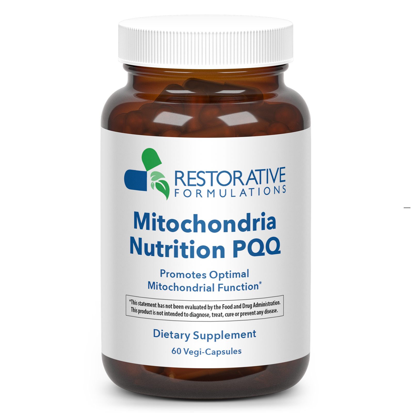 Restorative Formulations, Mitochondria Nutrition PQQ, 60 Capsules - 850030558237 | Hilife Vitamins