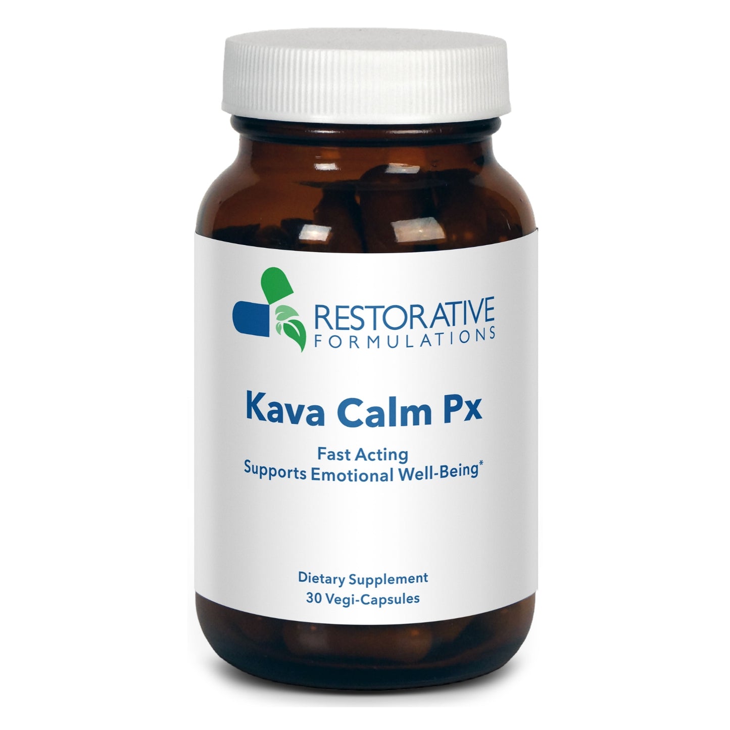 Restorative Formulations, Kava Calm Px, 30 Capsules UPC 850030558244 | HiLife Vitamins