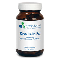 Restorative Formulations, Kava Calm Px, 30 Capsules UPC 850030558244 | HiLife Vitamins