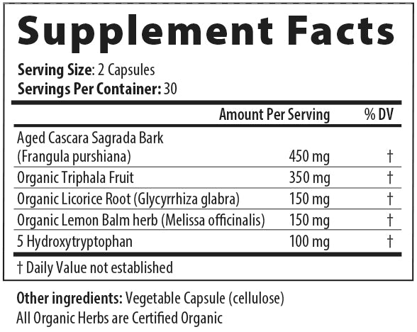 Restorative Formulations, Laxative Px, 60 Vegi Capsules UPC 850030558329 | Hilife Vitamins