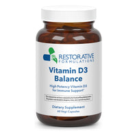 Restorative Formulations, Vitamin D3 Balance, 60 Vegi Capsules UPC 850030558374 | Hilife Vitamins
