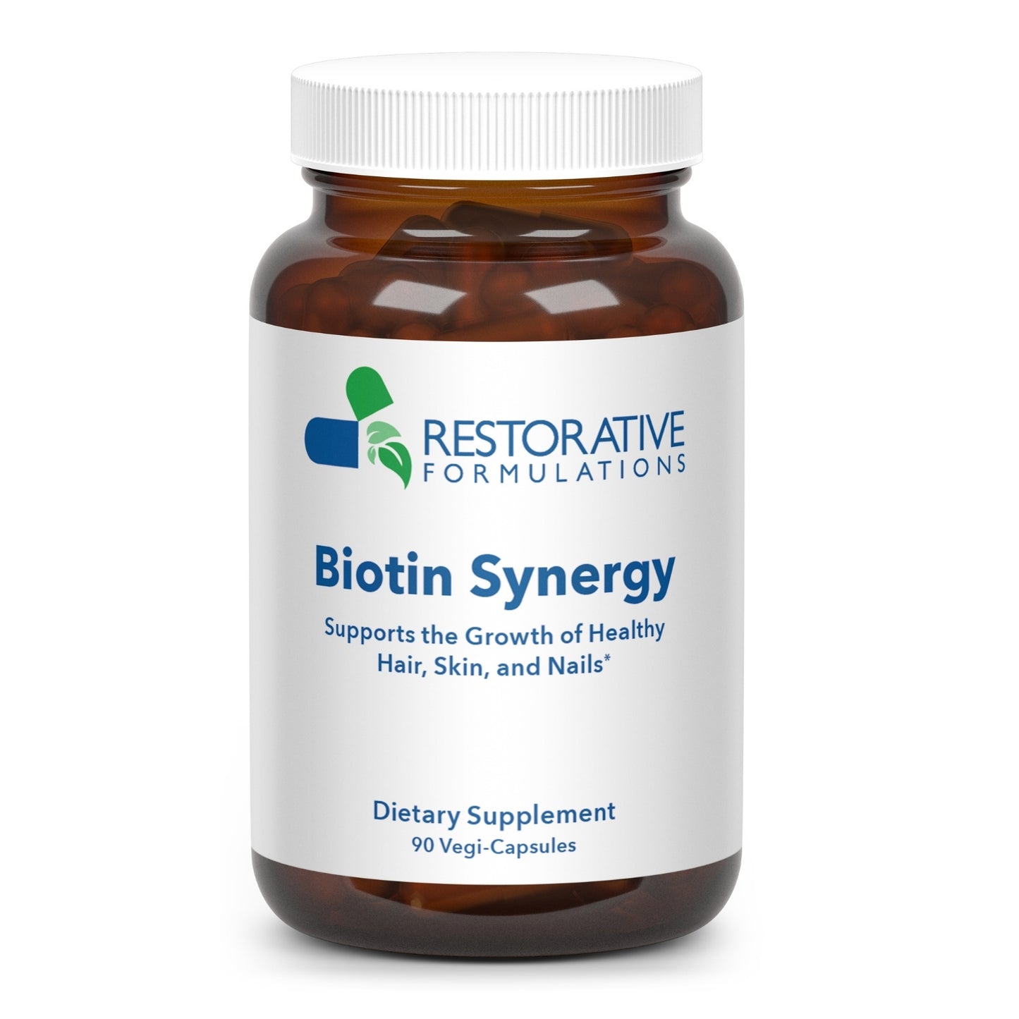Restorative Formulations, Biotin Synergy, 90 Vegi-Capsules UPC 850030558862 | HiLife Vitamins