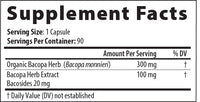 Restorative Formulations, Bacopa, 90 Vegi-Capsules UPC 850030558879 | HiLife Vitamins