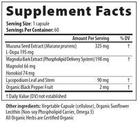 Restorative Formulations, DopaMind, 60 Vegi Capsules UPC 850030558916 | Hilife Vitamins