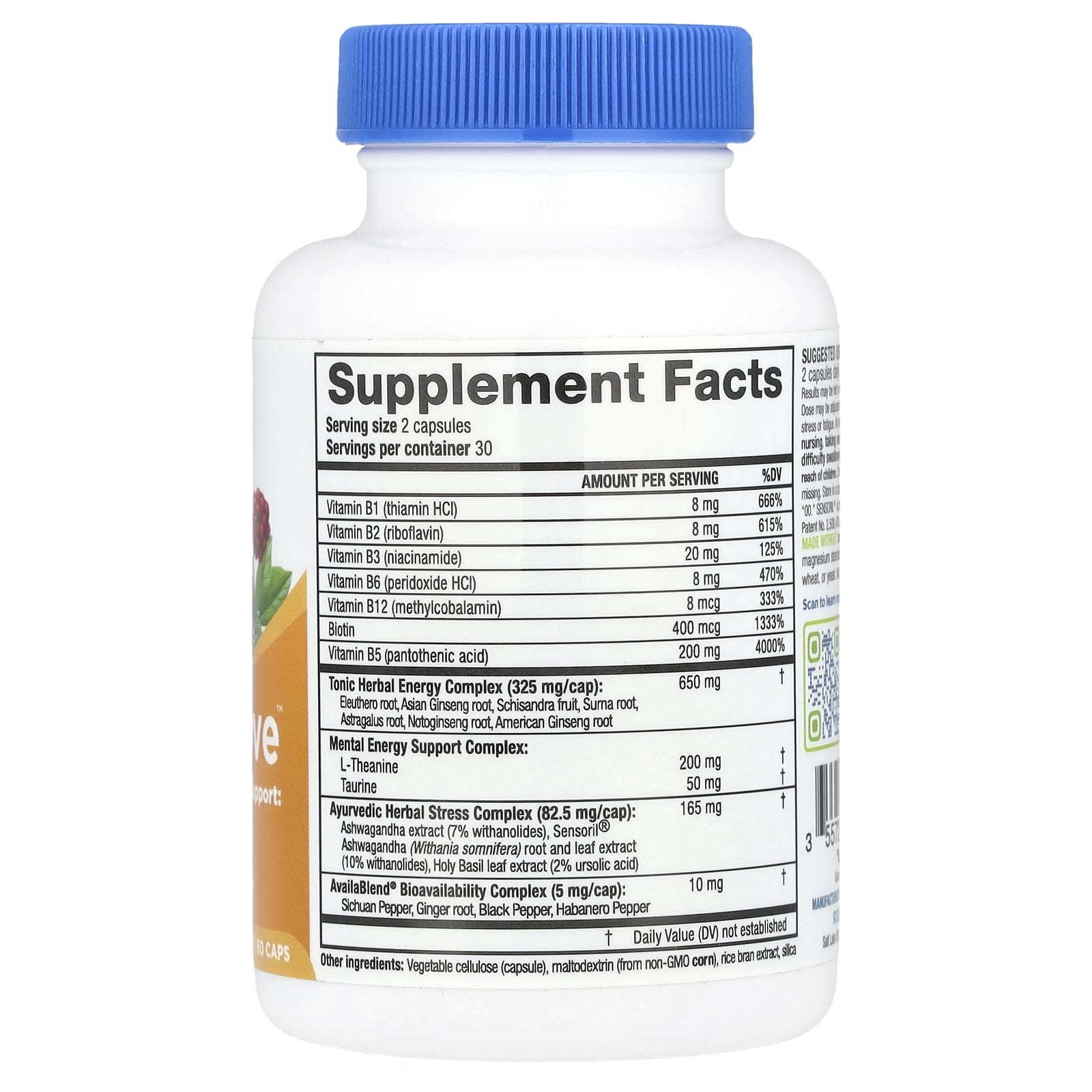 Ridgecrest Herbals, Adrenal Fatigue Fighter, 60 Vegan Capsules UPC 355724003104 | HiLife Vitamins