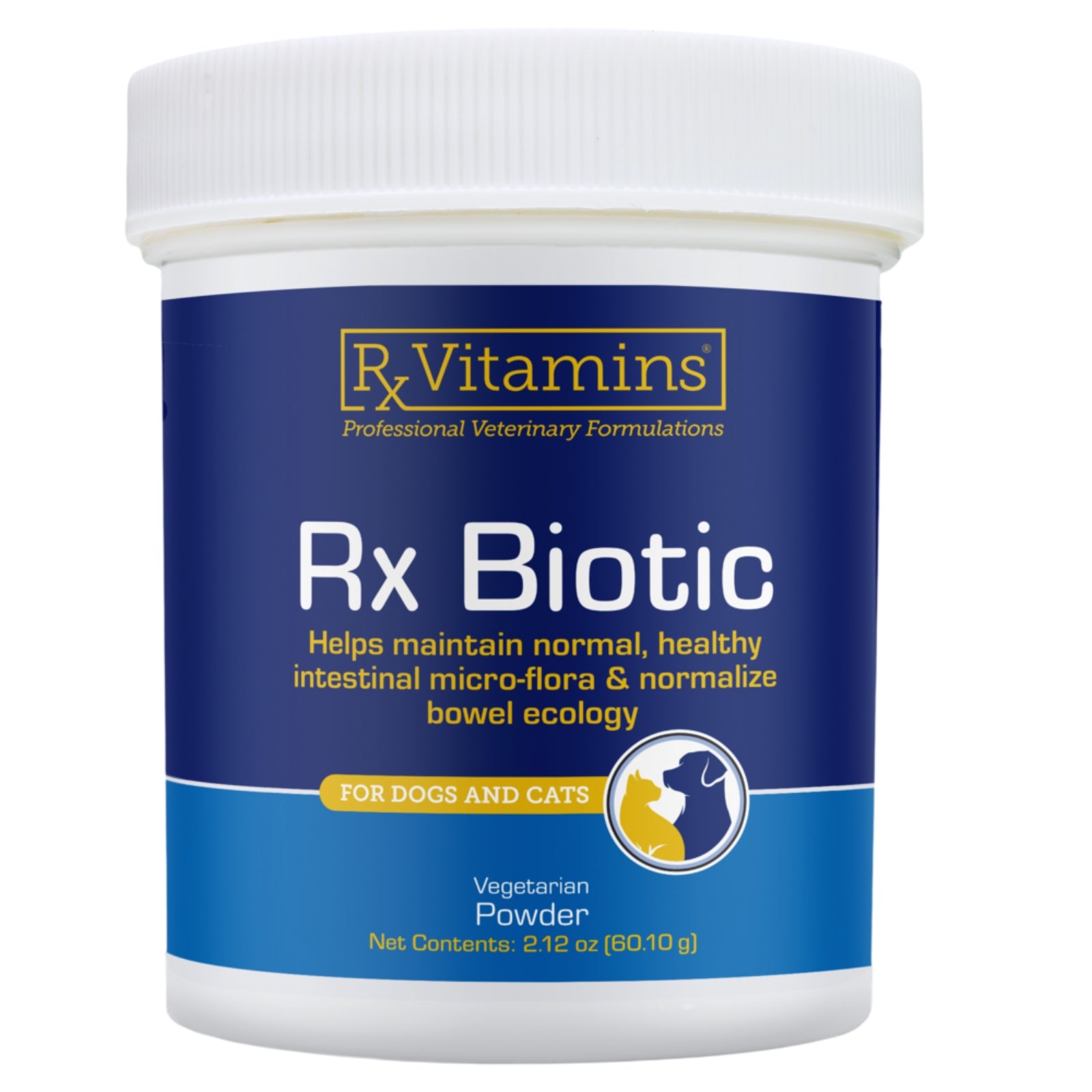 Rx Vitamins, Rx Biotic, For Dogs & Cats, 2.12 oz (60.10 g) UPC 708429184249 | Hilife Vitamins
