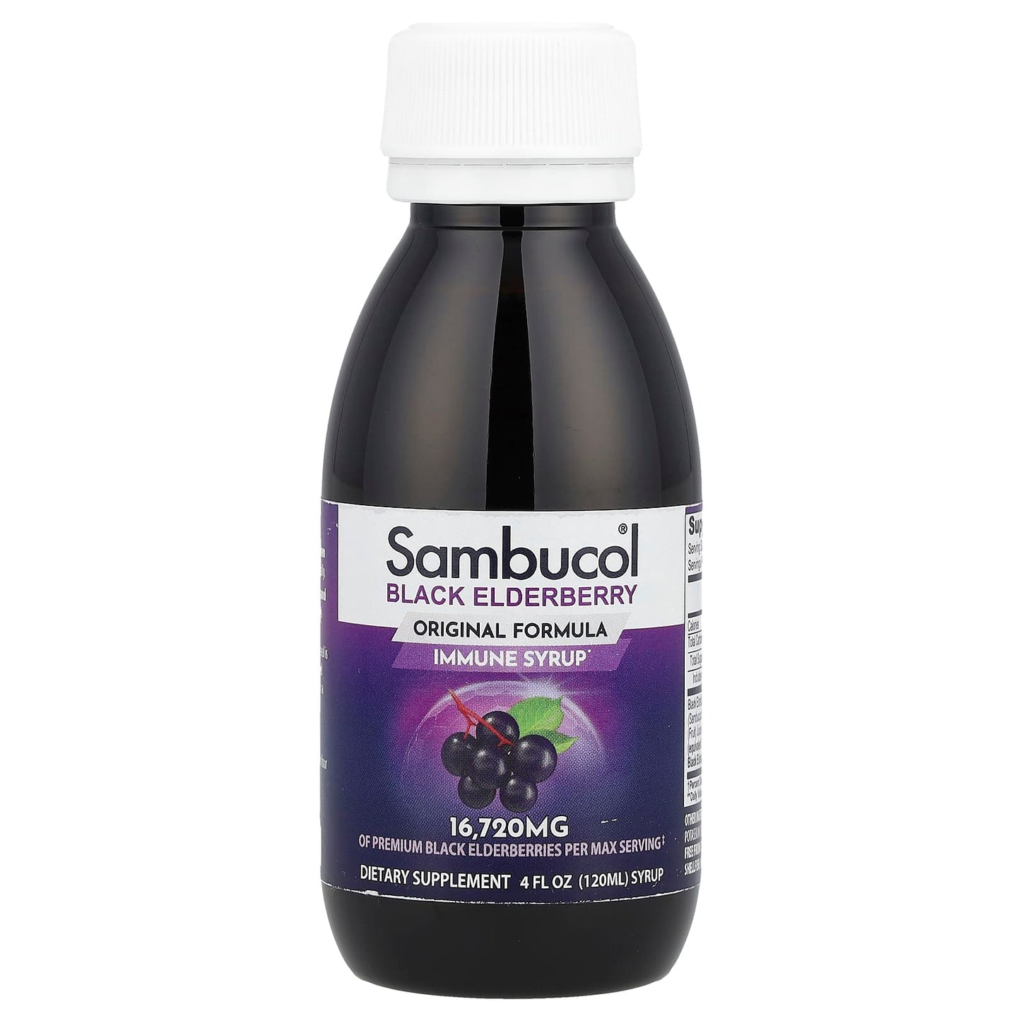 Sambucol, Black Elderberry Immune Syrup, Original Formula, 4 fl oz (120 ml) UPC 896116001105 | Hilife Vitamins