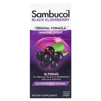Sambucol, Black Elderberry Immune Syrup, Original Formula, 7.8 fl oz (230 ml) UPC 896116001112 | Hilife Vitamins