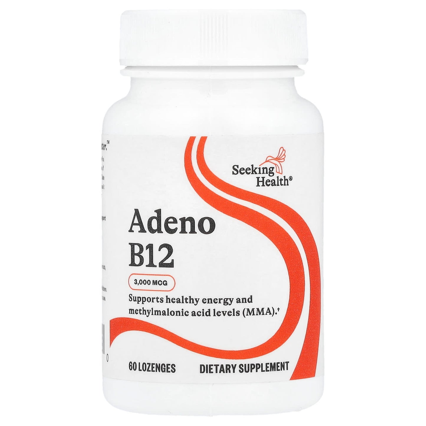 Seeking Health, Adeno B12, 3,000 mcg, 60 Lozenges UPC 810007520100 | HiLife Vitamins