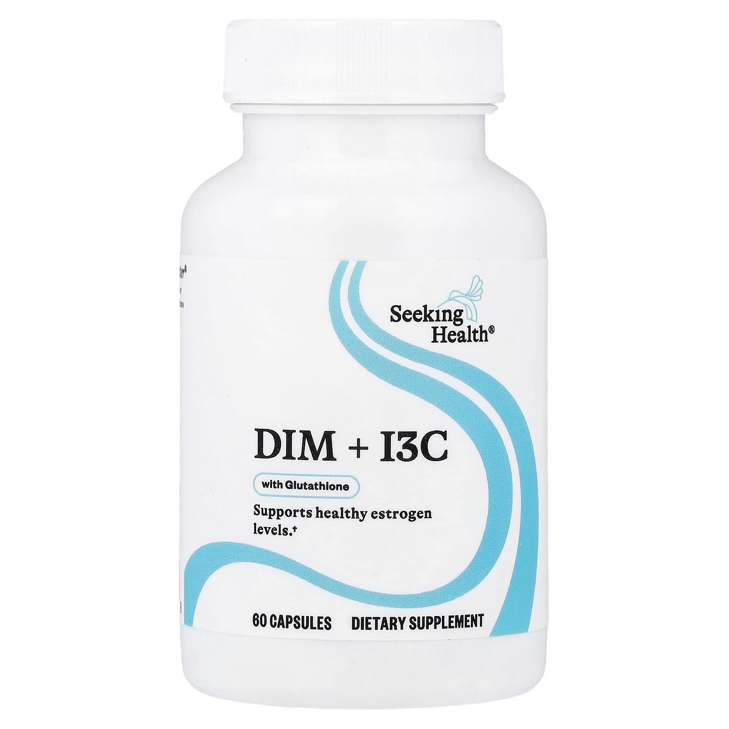 Seeking Health, DIM + I3C with Glutathione, 60 Capsules UPC 810007520278 | HiLife Vitamins