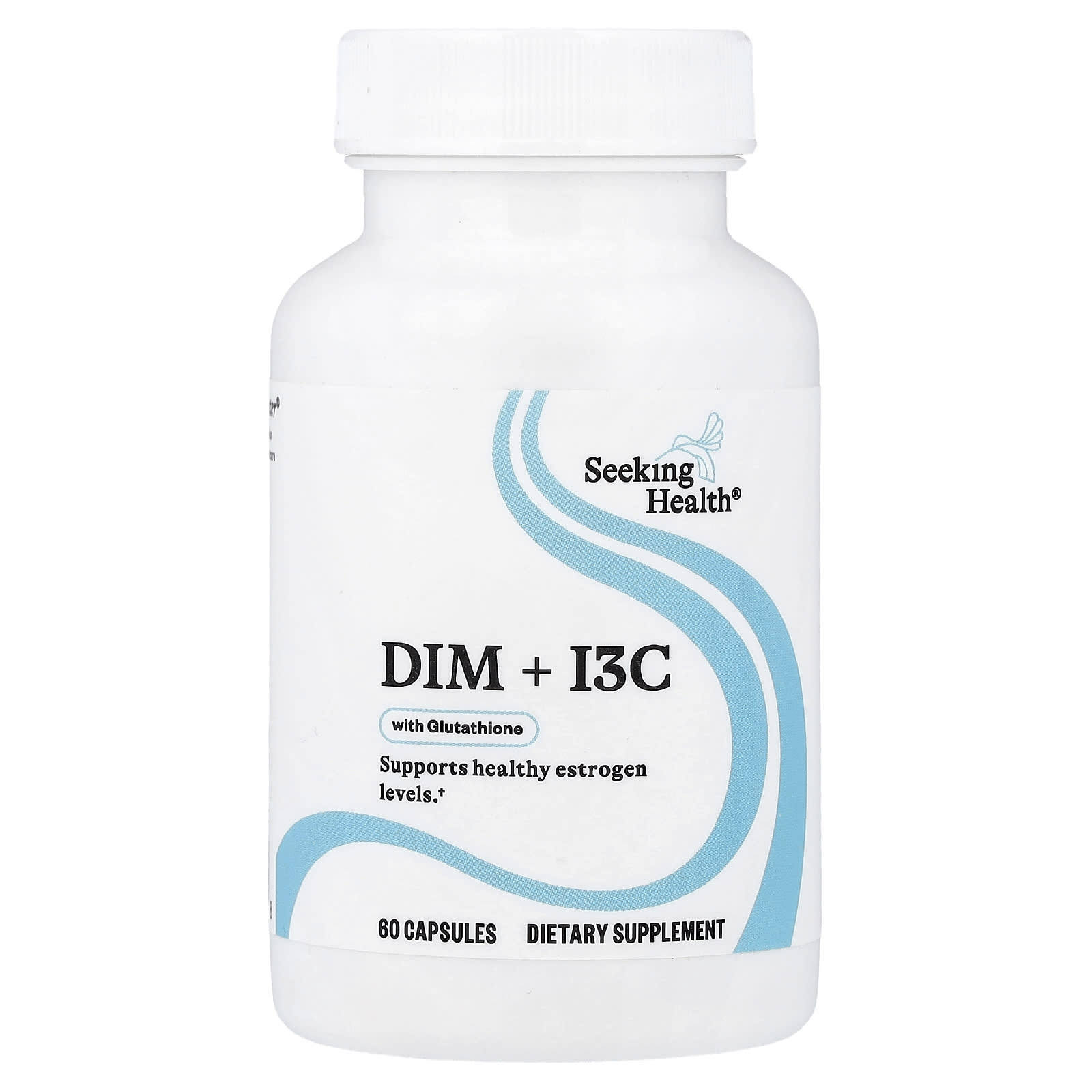 Seeking Health, DIM + I3C with Glutathione, 60 Capsules UPC 810007520278 | HiLife Vitamins