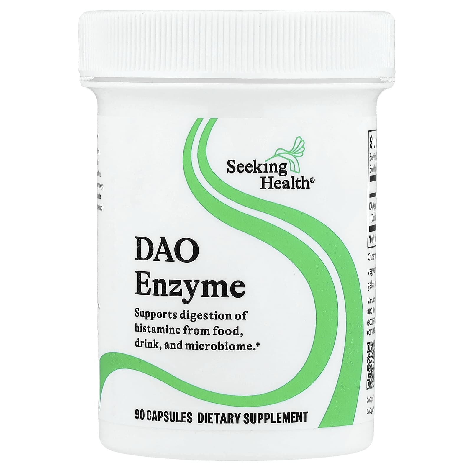 Seeking Health, DAO Enzyme (Formerly Histamine Digest), 90 Capsules UPC 810007520452 | HiLife Vitamins