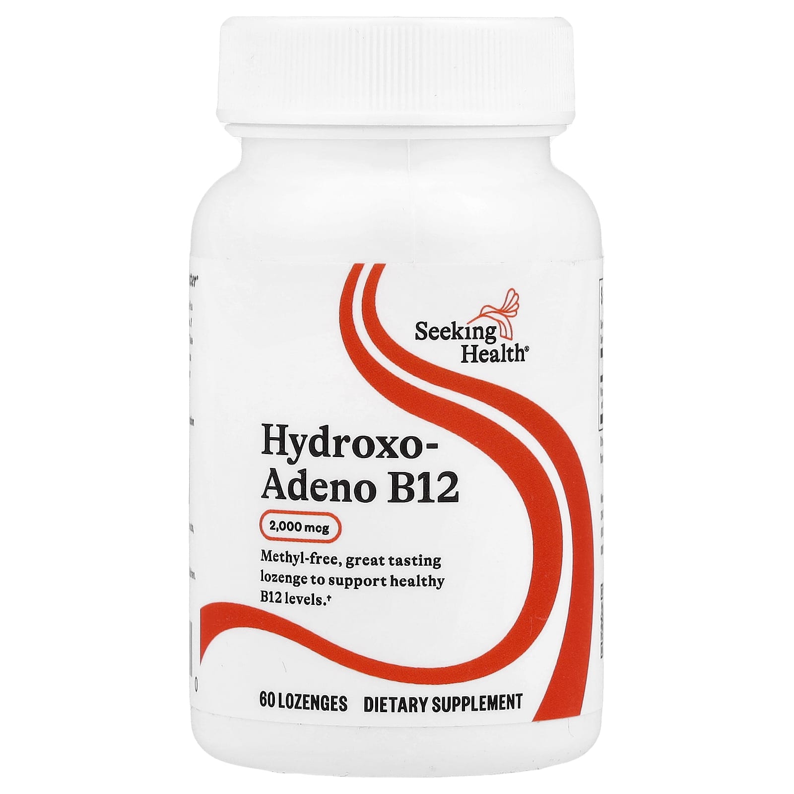 Seeking Health, Hydroxo-Adeno B12, 2,000 mcg, 60 Lozenges UPC 810007520490 | HiLife Vitamins