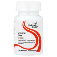Seeking Health, Optimal Iron with Cofactors, 90 Vegetarian Capsules UPC 810007520544 | HiLife Vitamins